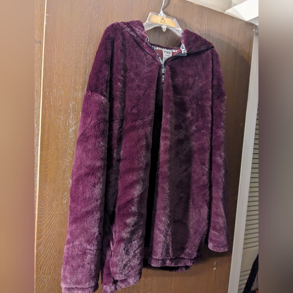 NWOT PINK fuzzy pullover